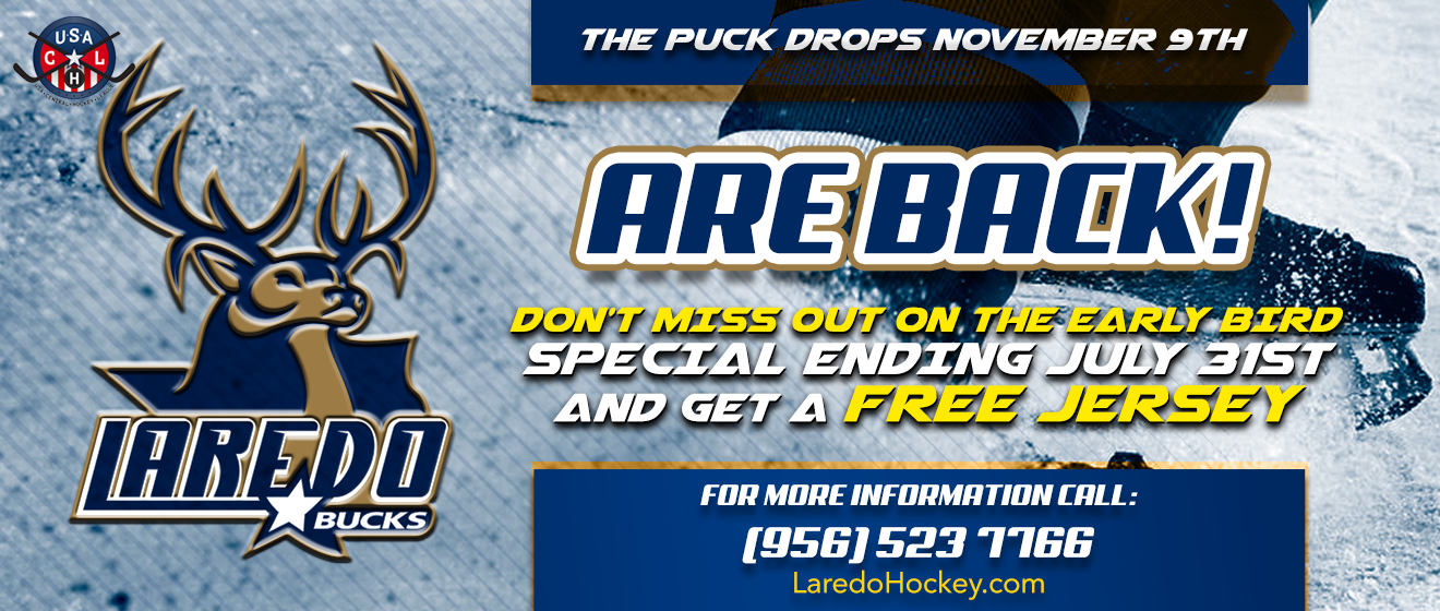 Laredo Bucks Season Tickets Early Bird Special